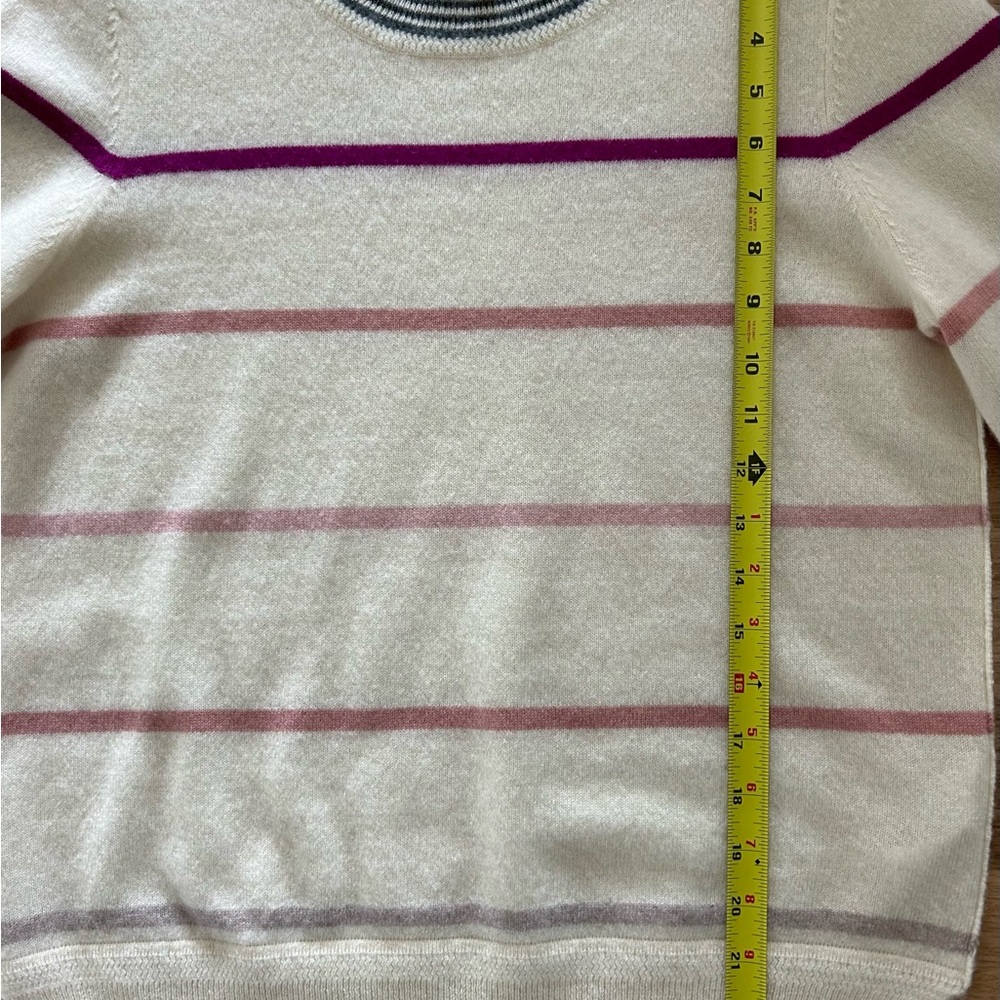 Splendid women’s cashmere striped sweater - Picture 7 of 8